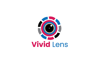 VIVID LENSE LOGO(UNUSED) camera lense logo logo branding logo design logo folio logo type