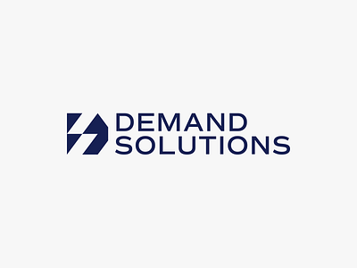 Demand Solutions business consultancy consultant creative ds logo ds monogram geometric letter d lettermark logo solutions triangles