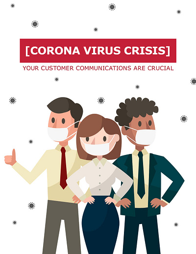 Corona virus crisis Ebook graphic design