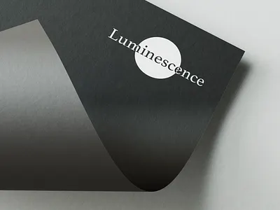 Luminescence logotype branding graphic design illustration logo typography vector