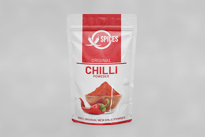 PRODUCT PACKAGING 3d branding chilli powder creative package design dieline graphic design label design layout marketing mockup packaging pouch design print design product product packaging product sale