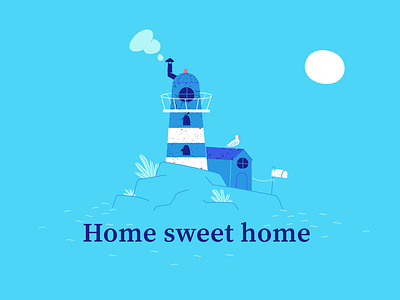 Home sweet home apartment building city forest home house illustration island lighthouse texture treehouse