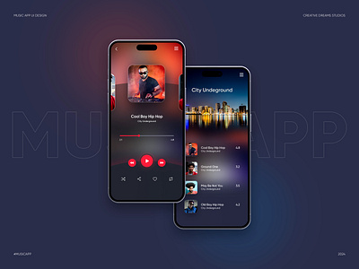 UI Design - Music App design graphic design music app music ui ui user inaterface design ux
