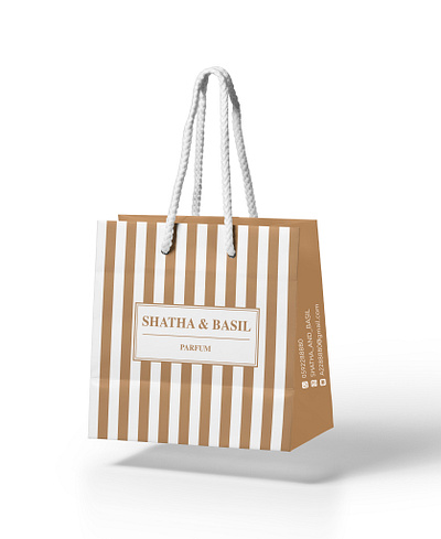 Shopping Bag Design bag branding design graphic design illustration logo packaging print product design shopping