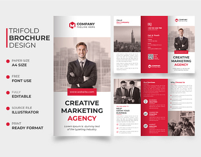 Eye-catching Tri Fold Brochure Design For Marketing Agency brand identity brochure brochure design brochure design canva brochure design freepic brochure design ideas brochure design vector canva brochure template corporate tri fold folded design free brochure design layout design print ready tri fold tri fold tri fold brochure tri fold brochure design tri fold brochure template canva tri fold brochure template free