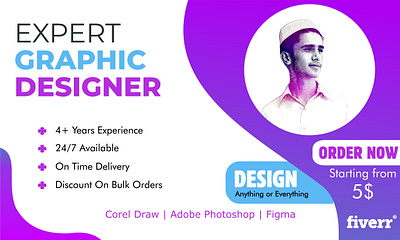 Thumbnail for Fiver gigs animation branding corel draw design figma figma design graphic design illustration logo ui vector