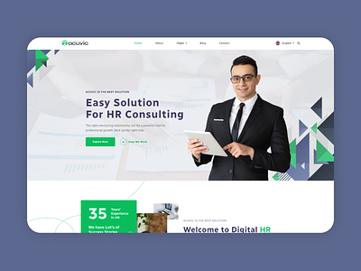Acuvic - Consulting Website Template accounting business cms consulting consulting webflow consulting website corporate website ecommerce finance hr consulting hr firms hr webflow template human resource investment professional website recruitment seo friendly small business startup webflow template