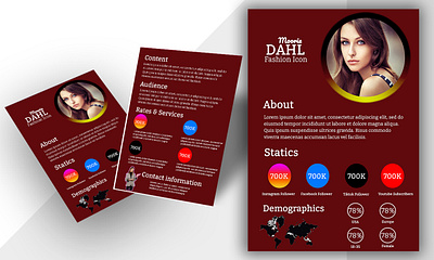Media kit design flyer flyer designs graphic design hiring flyer media kit