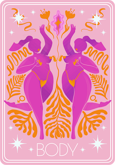 Tarot card concept artist design illustration