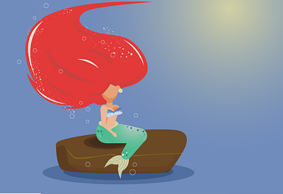 Mermaid design graphic design illustration vector