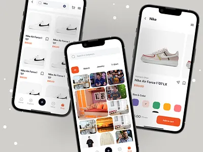 E-Commerce store App app clothing app creative design discount ecommerce elegant fashion store ios app minimal mobile mobile app online shop sale shopping social media social media app store ui ux