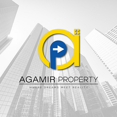 AGAMIR PROPERITY LOGO design graphic design illustration logo minimal properity logo vector