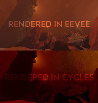 THE DEADLANDS (EEVEE vs CYCLES) 3d blender fantasy