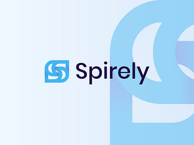 Spirely - Letter S Modern Logo, Branding, Identity Design a b c d e f g h i j k l m n best logo branding data ecommerce finance logo financial fintech logo gradient icon letter s logo logo design logo icon modern logo o p q r s t u v w x y z popular logo saas software logo tech logo