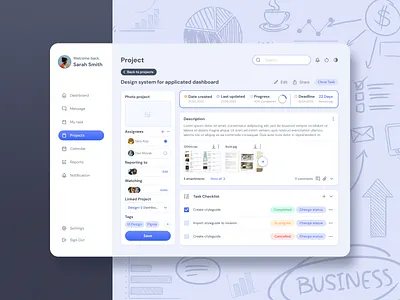Task tracker branding design graphic design ui ux vector