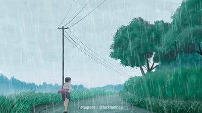 Pulang Redraw 2d background backgroundart backgroundillustration environtmentart redraw