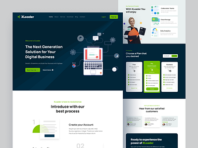 Saas Landing Page Design landing page landing page design page product design saas saas design saas page design saas product saas solution saas website ui ux uiux designer ux designer web design web designer website