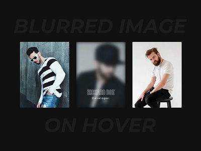CSS Blur Effect On Hover animation css css animation css3 divinectorweb frontend html html5 webdesign