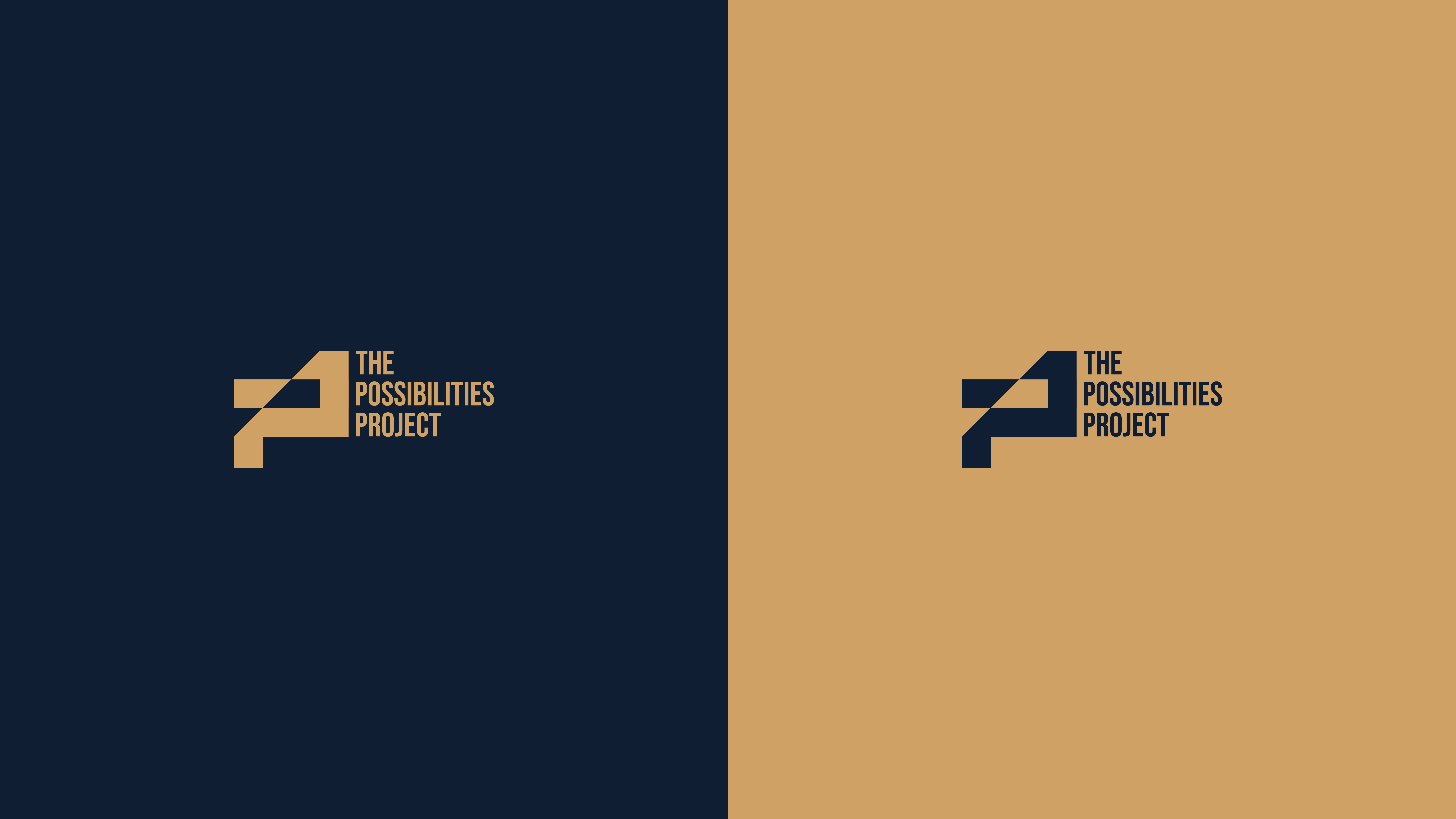 The Possibilities Project | Brand Identity brand identity brandidentity branding graphic design identitydesign letterlogo letterp logo logodesign logotype typography