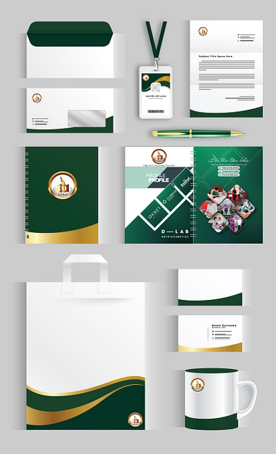 Brand identity company Diep Anh branding design graphic design illustration