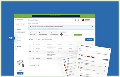 Dashboard - Resource Guru Employee Management Platform application dashboard employee employee management hr human resource