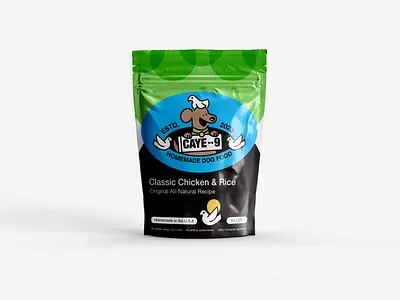 Caye-9 Homemade Dog Food adobe illustrator animal bag design brand identity brand identity design branding branding mockup design dog dog food dog food brand graphic design illustration illustrator logo packaging design pet pet brand pet supplies vector