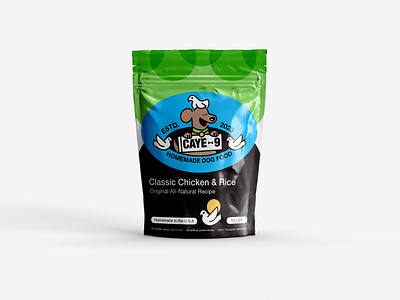 Caye-9 Homemade Dog Food adobe illustrator animal bag design brand identity brand identity design branding branding mockup design dog dog food dog food brand graphic design illustration illustrator logo packaging design pet pet brand pet supplies vector