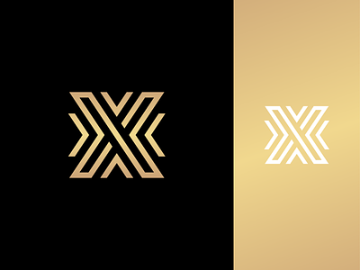 X luxury logo v3 3d branding brandmark clean logo custom logo design custom x design graphic design letter logo letter x logo lettermark logo logo design luxury luxury logo new logo typography ui ux x