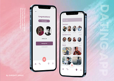 HeartSync - Dating app UI 3d animation app appdesign branding customerexperience datingapp design graphic design illustration interactiondesign logo love motion graphics ui uiux ux vector visualdesign