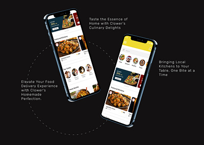 Food app UI animation app art branding customerexperience design ecommerce food foodapp graphic design homemade illustration logo offers platform ui ux vector