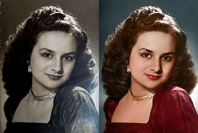 Photo Restoration and Colorization photo colorization photo editing photo restoration repair photo damage