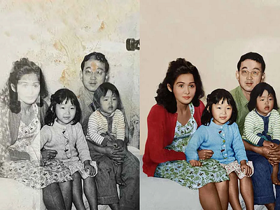 Photo Restoration and Colorization photo colorization photo editing photo restoration repair photo damage