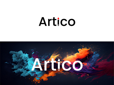 Minimal logo for Artistic Agency. brand identity