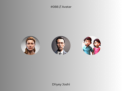 Day 088 - Avatar 088 100daysofui avatar branding challenges community dailyui design designer figma illustration logo mobile ui ux website