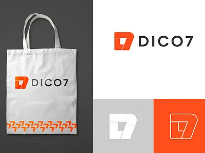 minimalist logo branding for a stationery DICO 7 logo design abstract logo app logo brand branding business logo company creative logo design flat logo graphic design logo logo design logo designer logo maker minimal logo minimalist logo modern logo negative space logo vector website logo