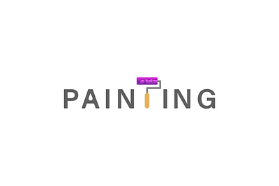 Painting Logo abstract app icon app icon logo branding creative logo design design logo flat logo illustration logo ui