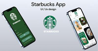 Starbucks UI App branding logo ui