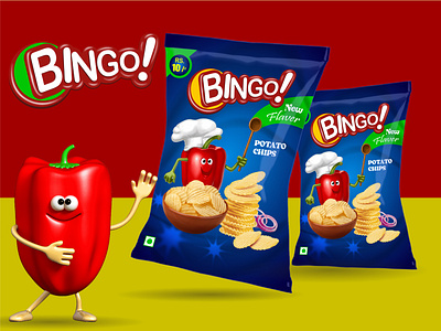 Unique Chips Packaging Design Template. branding business design flyer flyer desing graphic design illustration invoice design logo packet packet design print print design template template design unique chips packaging desing unique packet vector