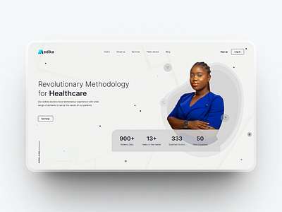 Medical Landing Pages graphic design ui