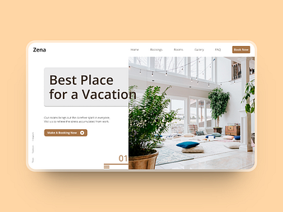 Zena Landing Page design product design ui