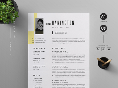 Resume/CV vector