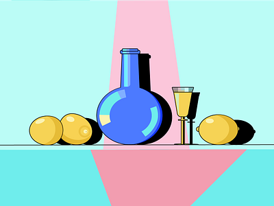 Still life in pastel colors design graphic design illustration minimalism pastel colors