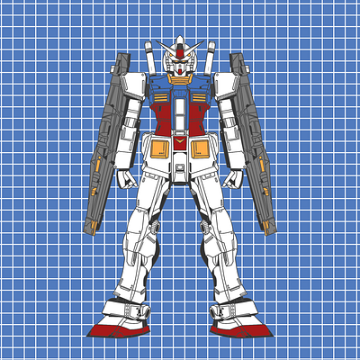 Gundam anime design gundam illustration robot