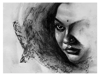 Charcoal Portrait Sketch artist artwork design illustration logo portrait portrait art sketch sketchbook