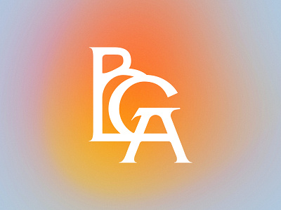 BGA Monogram a b branding design g letterform letters logo monogram typeface typography
