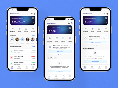 Tranxpay App - Home Ongoing Flow 1 banking bankingapp design investment minimal mobile ui ui uiux uxdesign