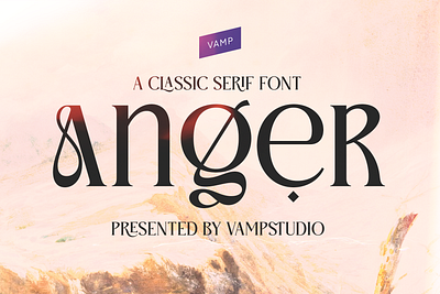 Anger Classic Serif Font branding design font font awesome font design font family fonts graphic design illustration