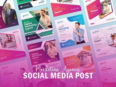 Digital Marketing Agency & Corporate Social Media Post banner branding graphic design social media post