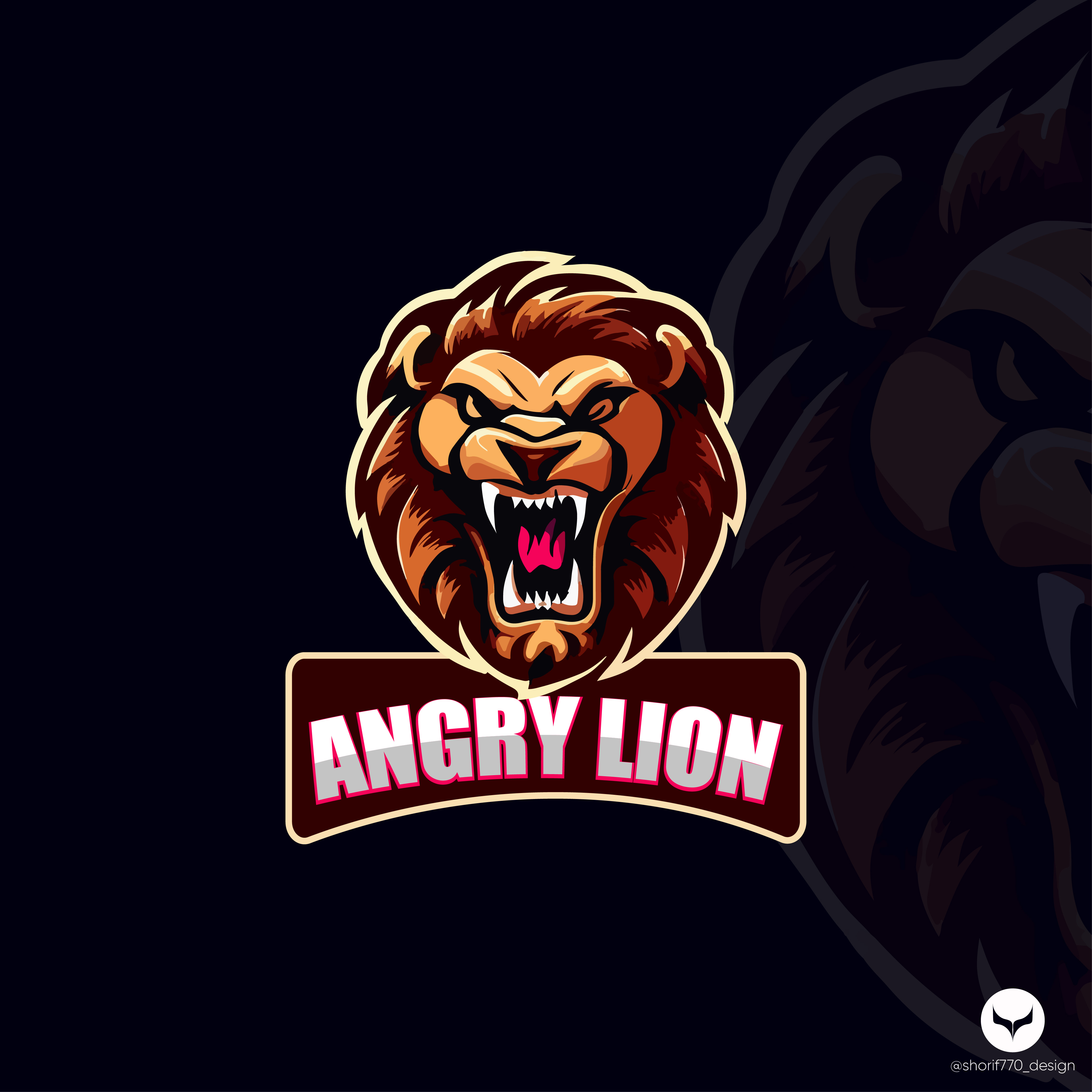 Premade Mascot Logo With Unique Jersey Design - Lobotz LTD