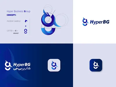 HyperBG | Logo Design branding corporation design graphic design identity logo pictogram
